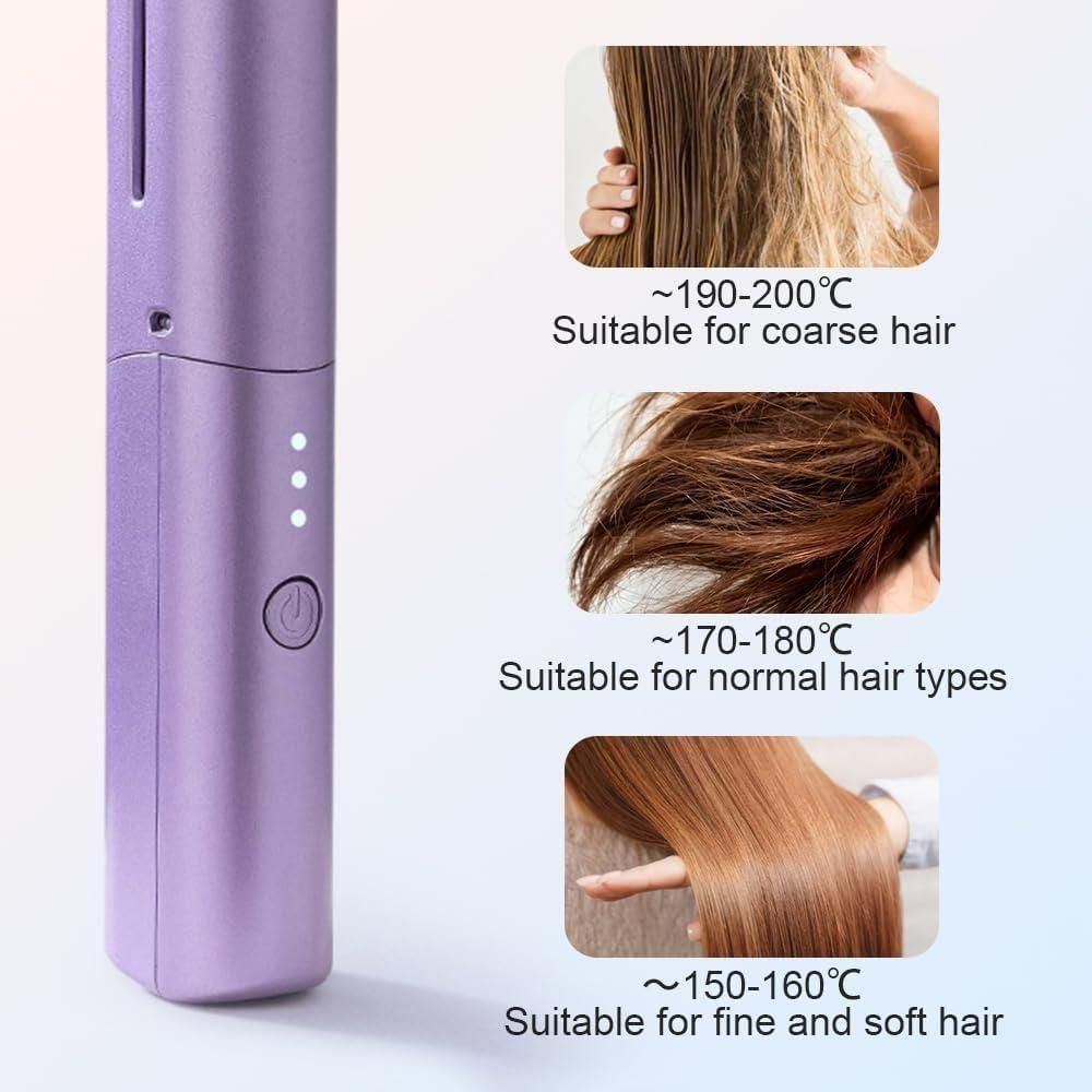 Meneflix Mini Hair Straightener – Smooth, Sleek & Effortless
