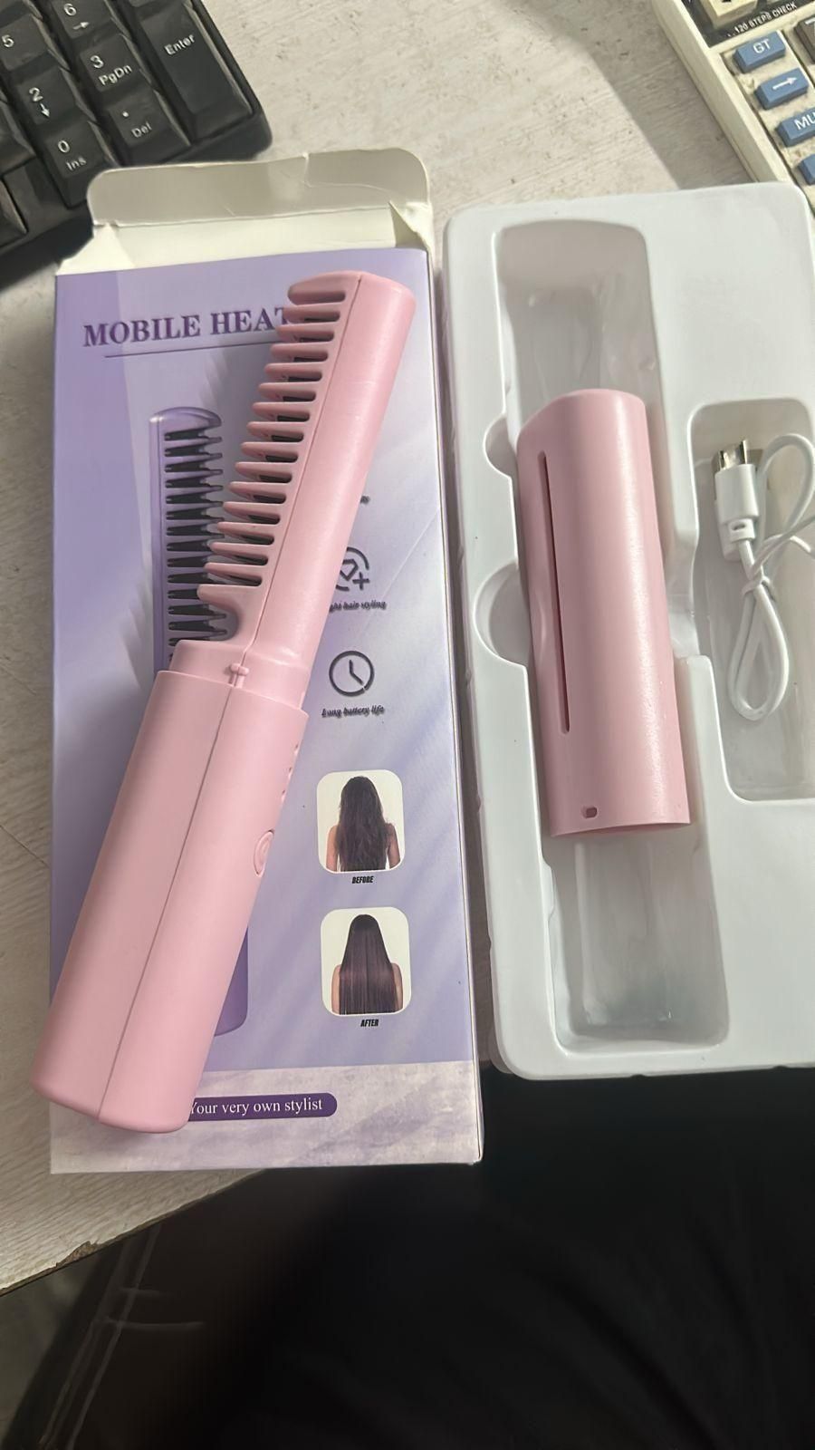 Meneflix Mini Hair Straightener – Smooth, Sleek & Effortless